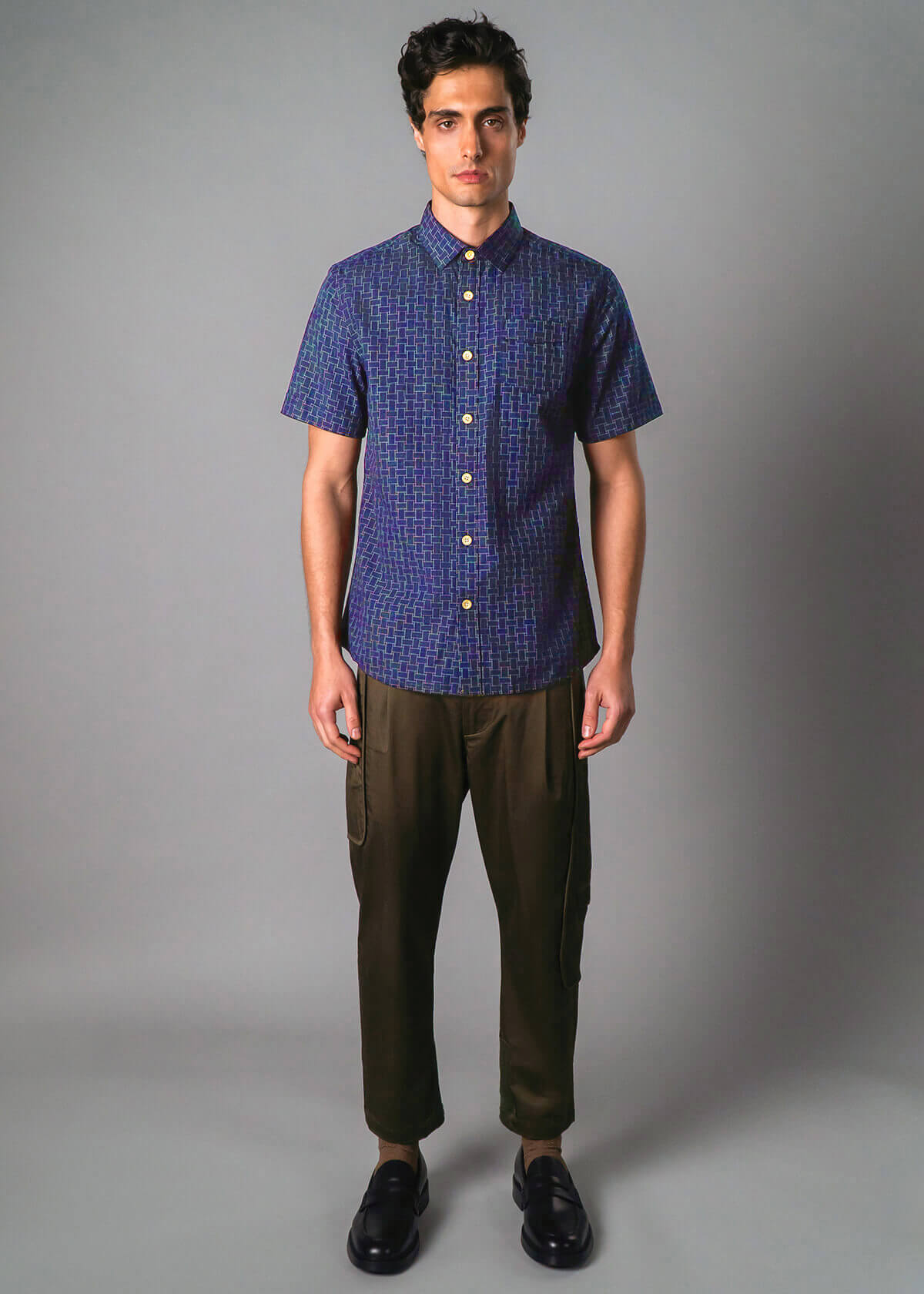 Empty Plaid Navy