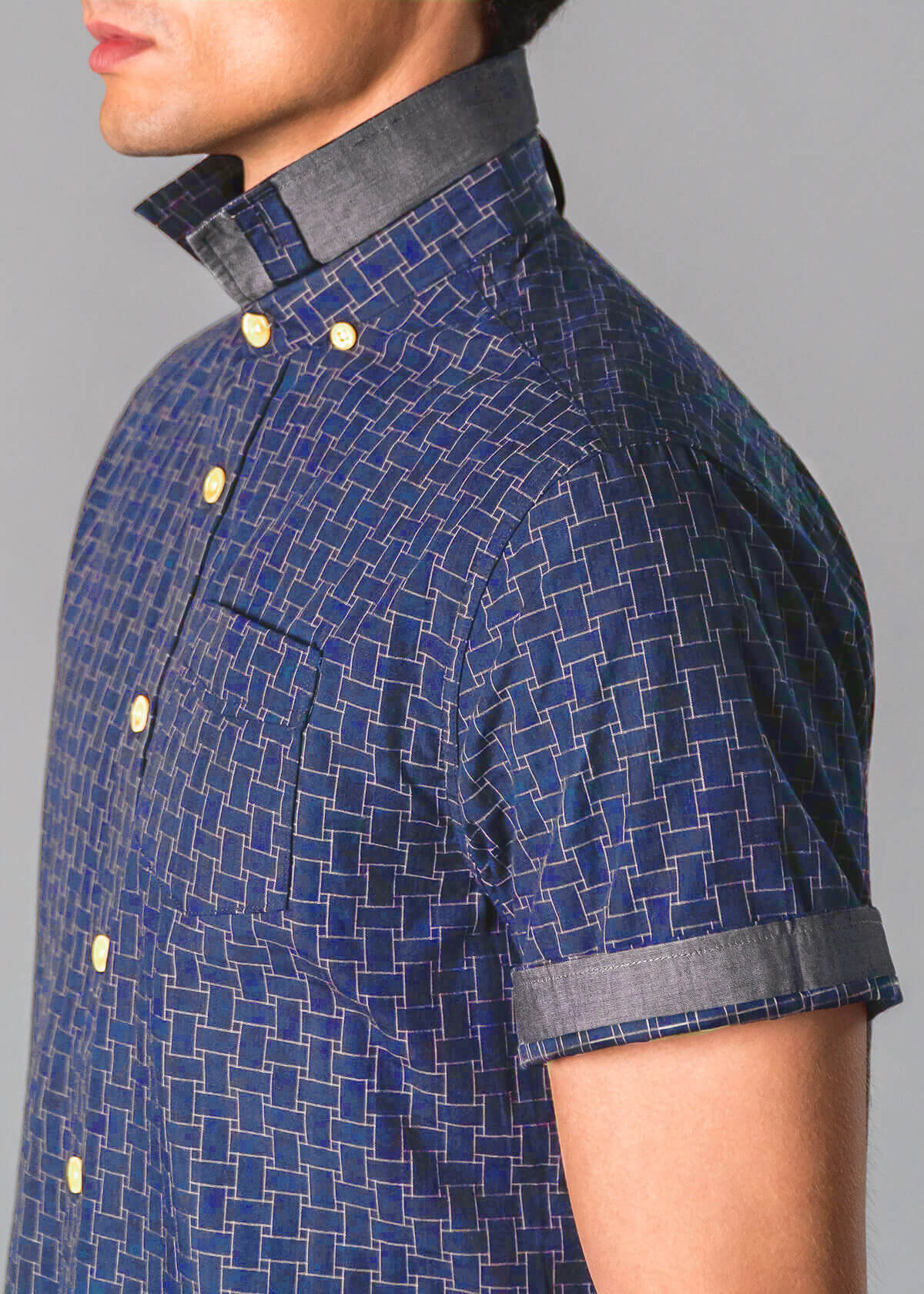 Empty Plaid Navy
