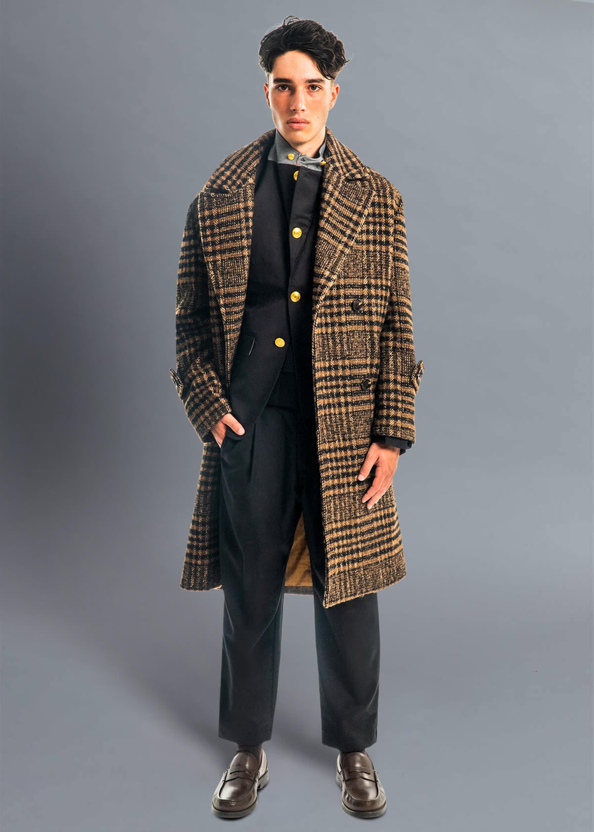 Officer's Topcoat Brown