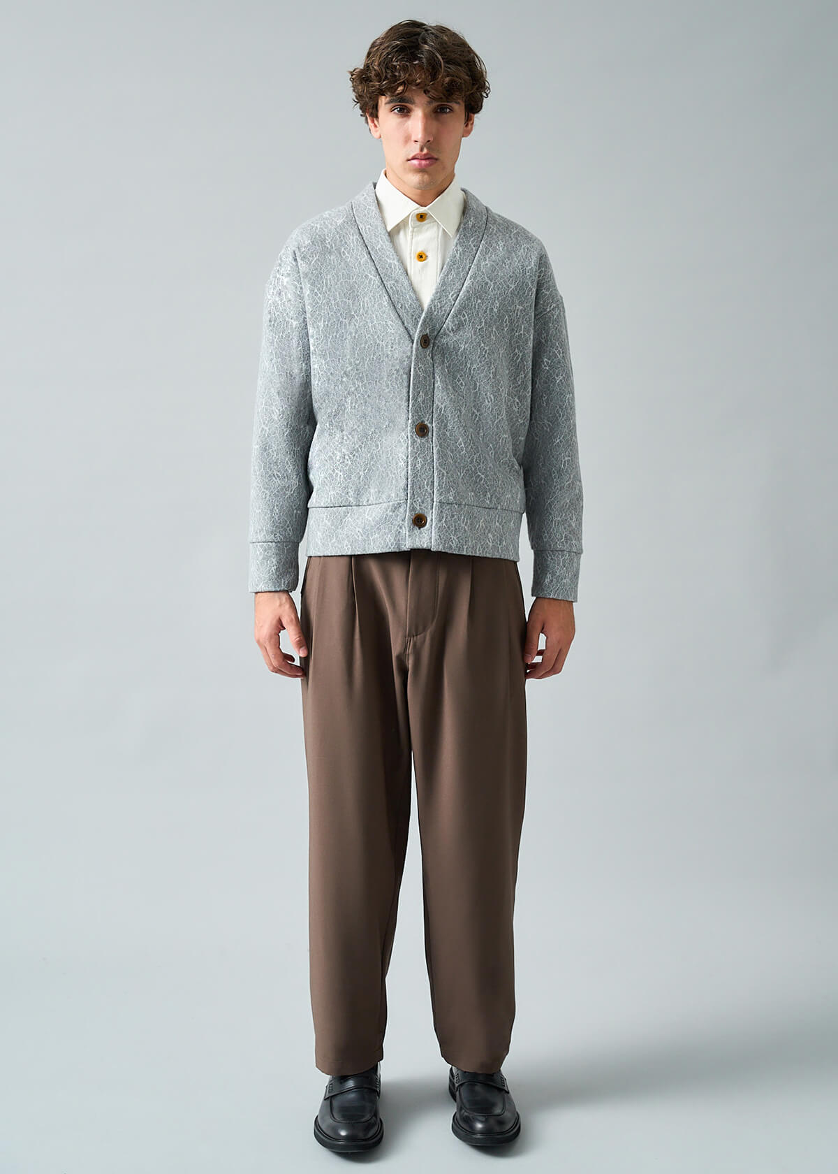 Grey Sketch Cardigan