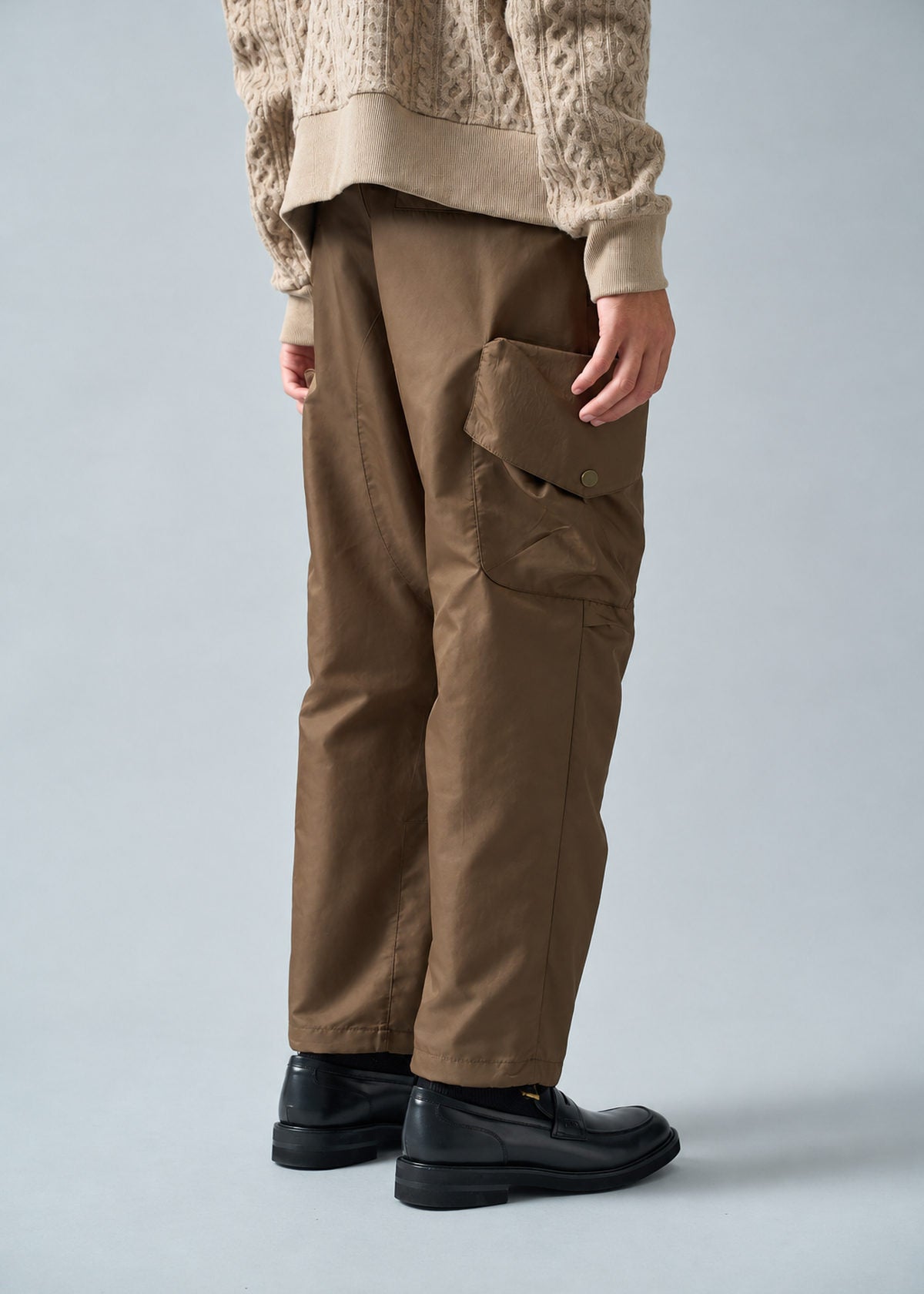 Antique Brass Parachute Pant: Raven Fit