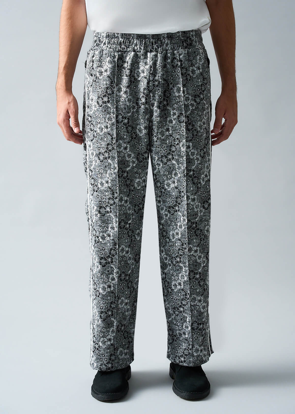 Needle-Work Knit Pant