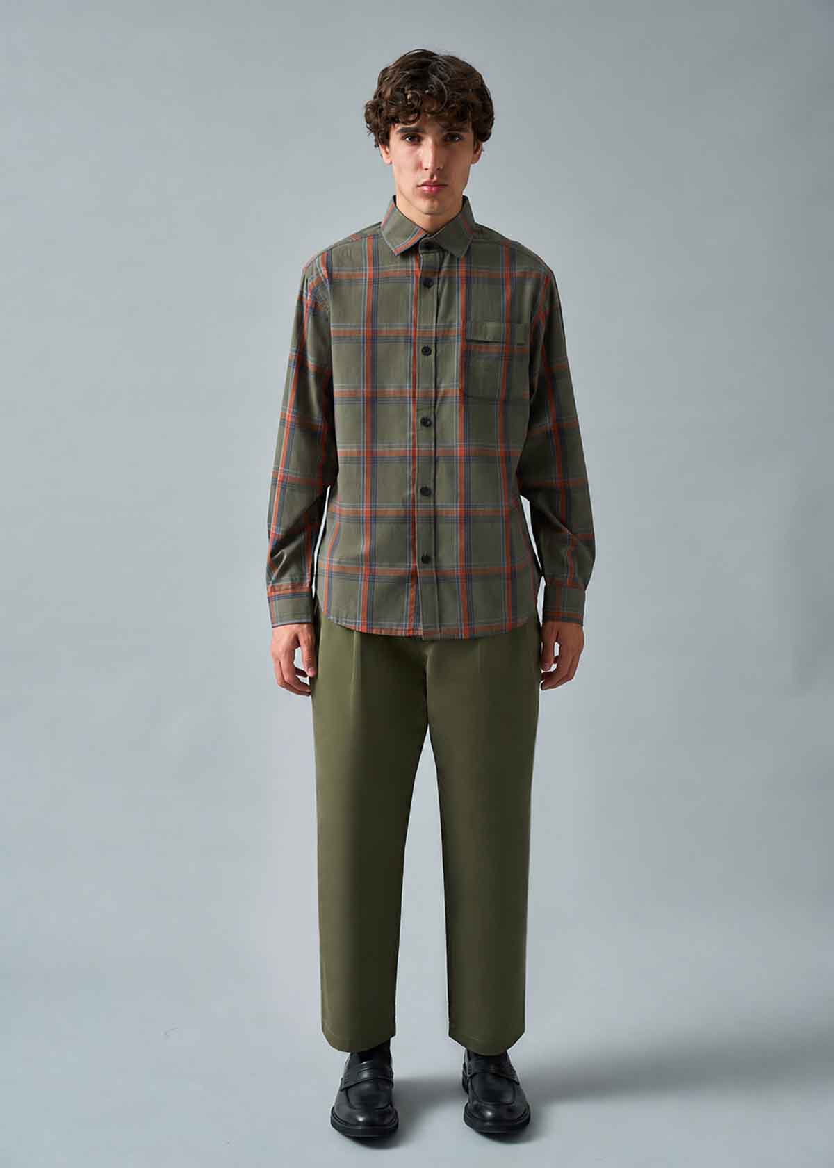 Mercy Plaid Verde Shirt