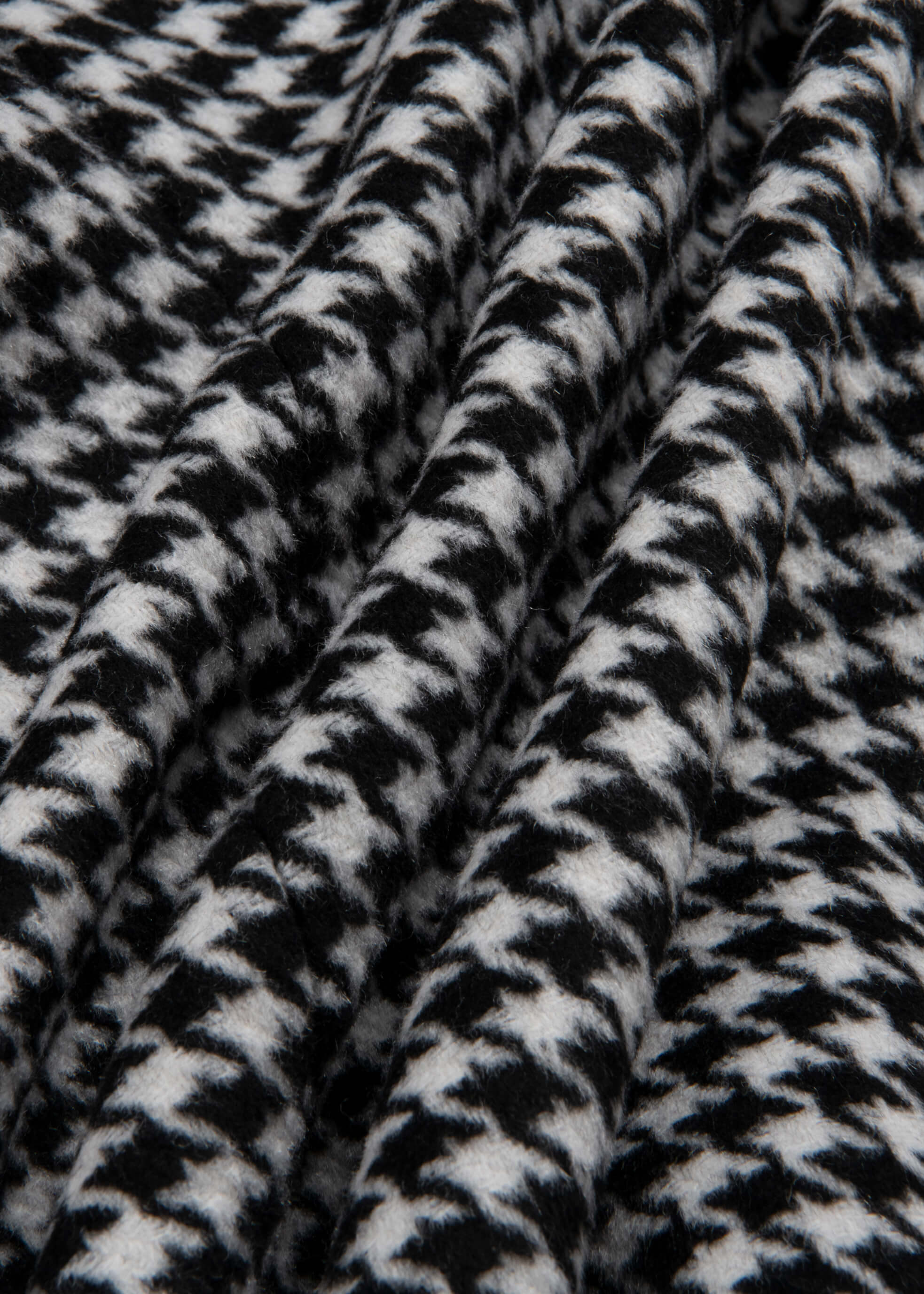 Houndstooth Button Vent Lapel Jacket