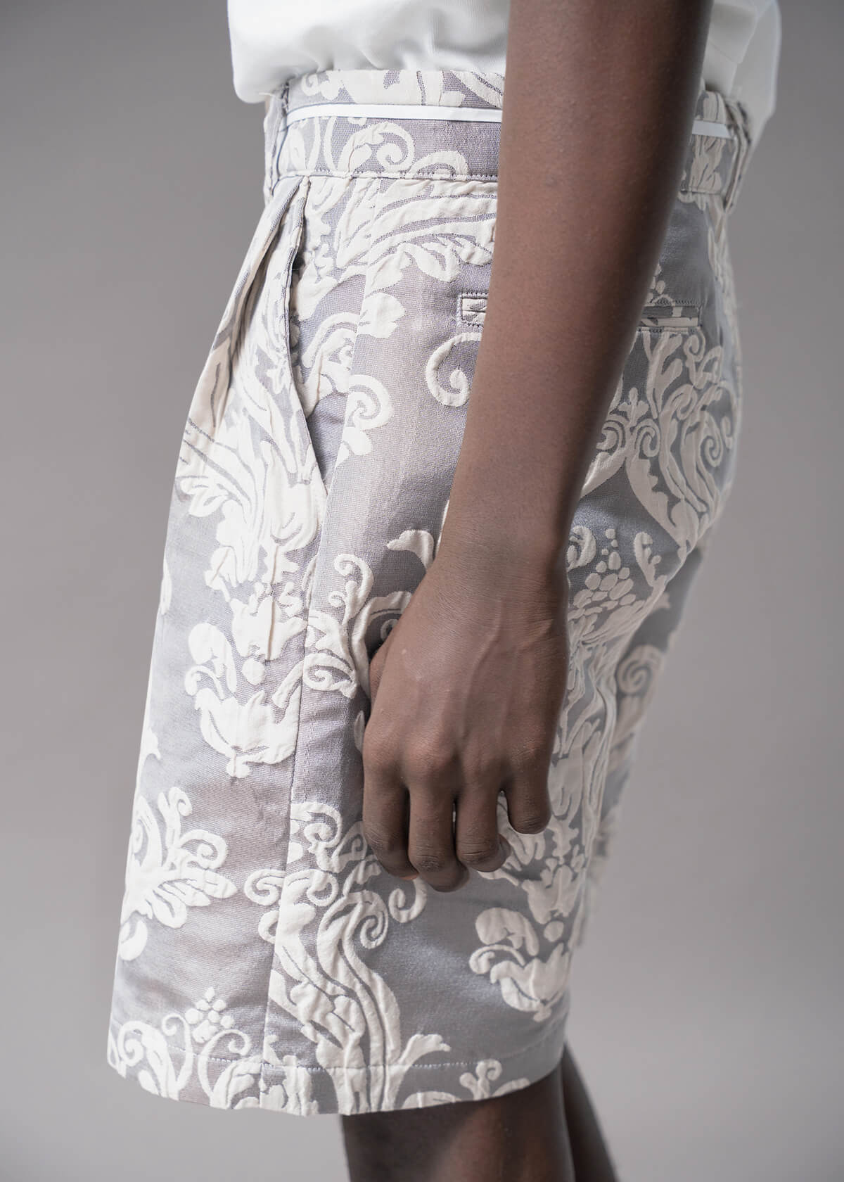 Hand Loom Jacquard Short