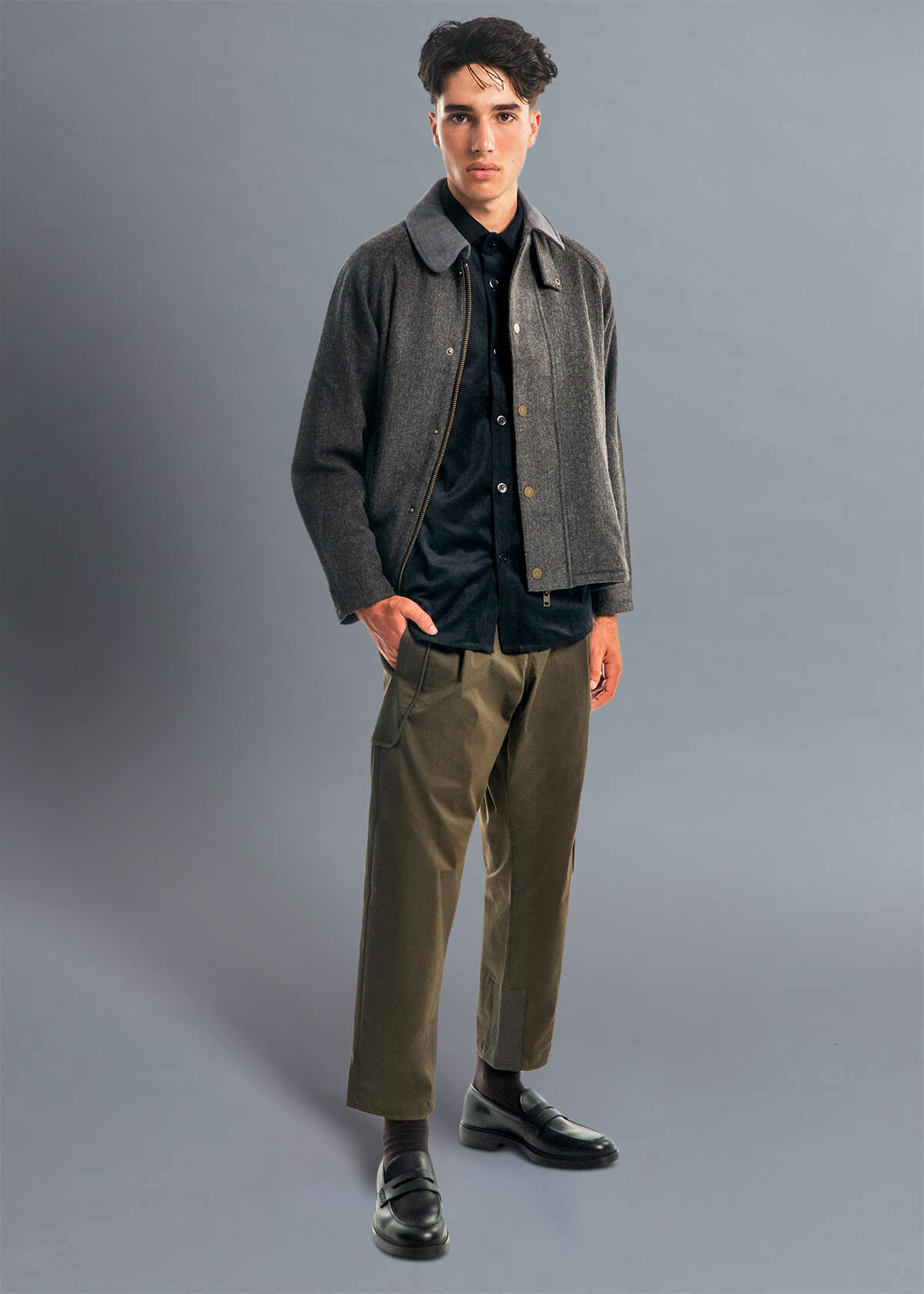 Descendant of Thieves NYC Black Corduroy Shirt