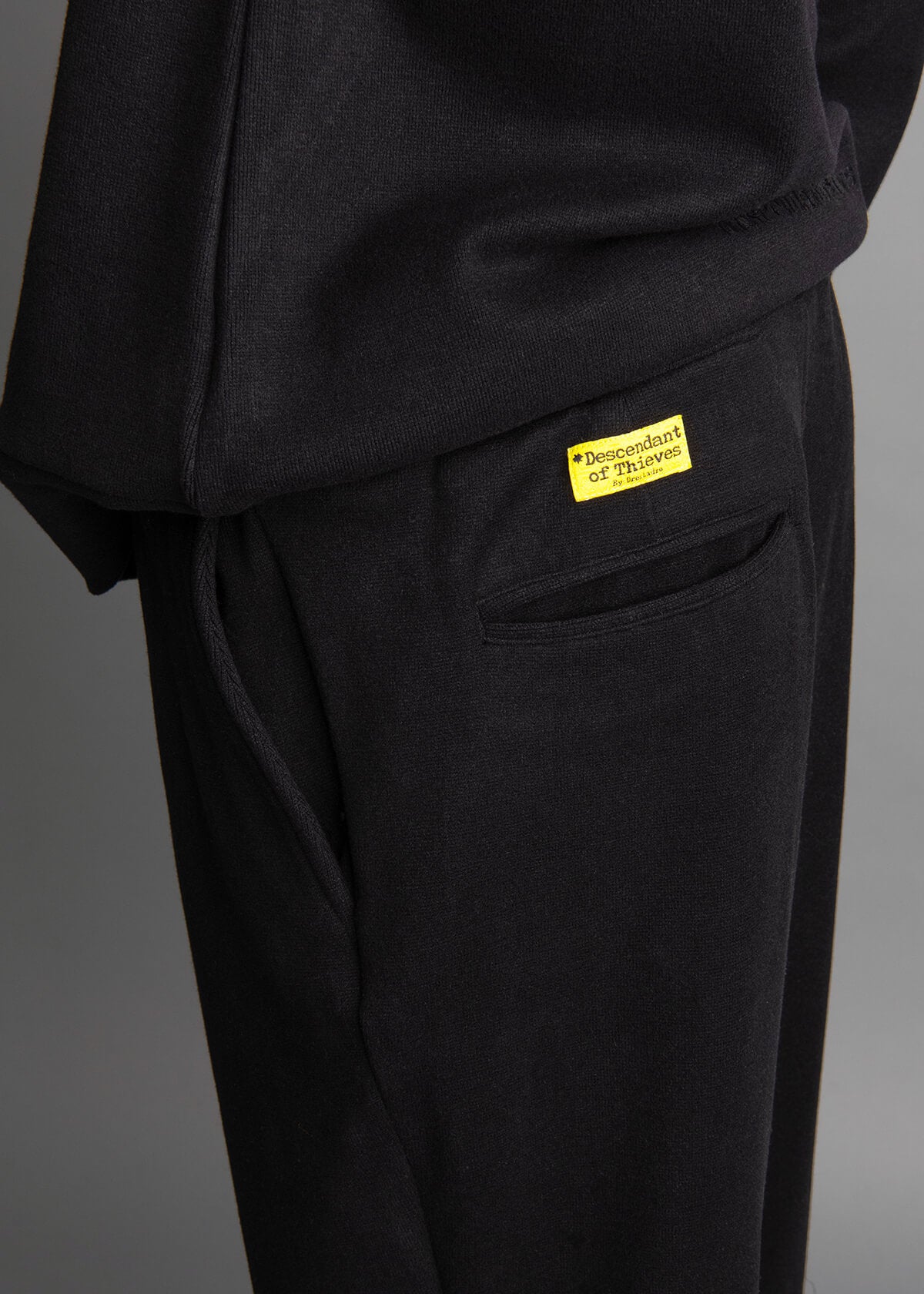 Boxer Fit: Limpyo Black Knit Pant