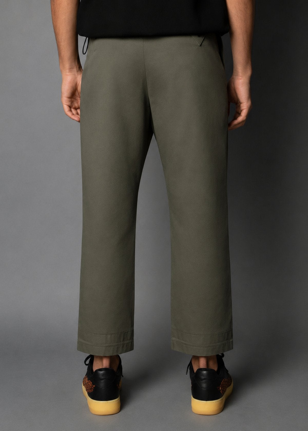 Olive Twill: Boxer Fit