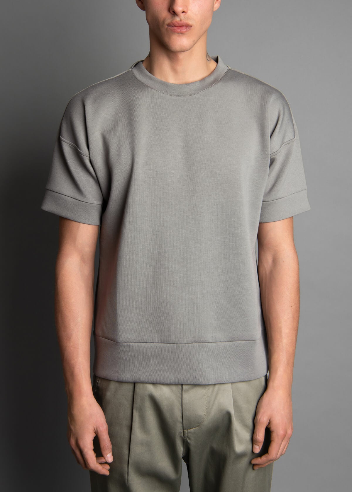 SPACE AIR SS SWEATSHIRT SEA FOAM