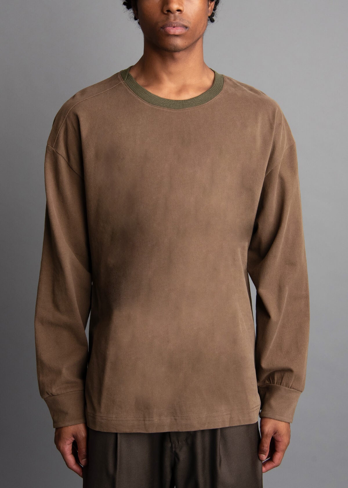 Mercy Long Knit Olive Rlx Fit