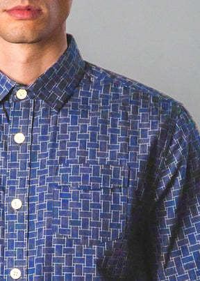 Empty Plaid Navy