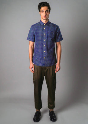 Empty Plaid Navy