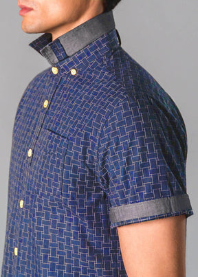 Empty Plaid Navy