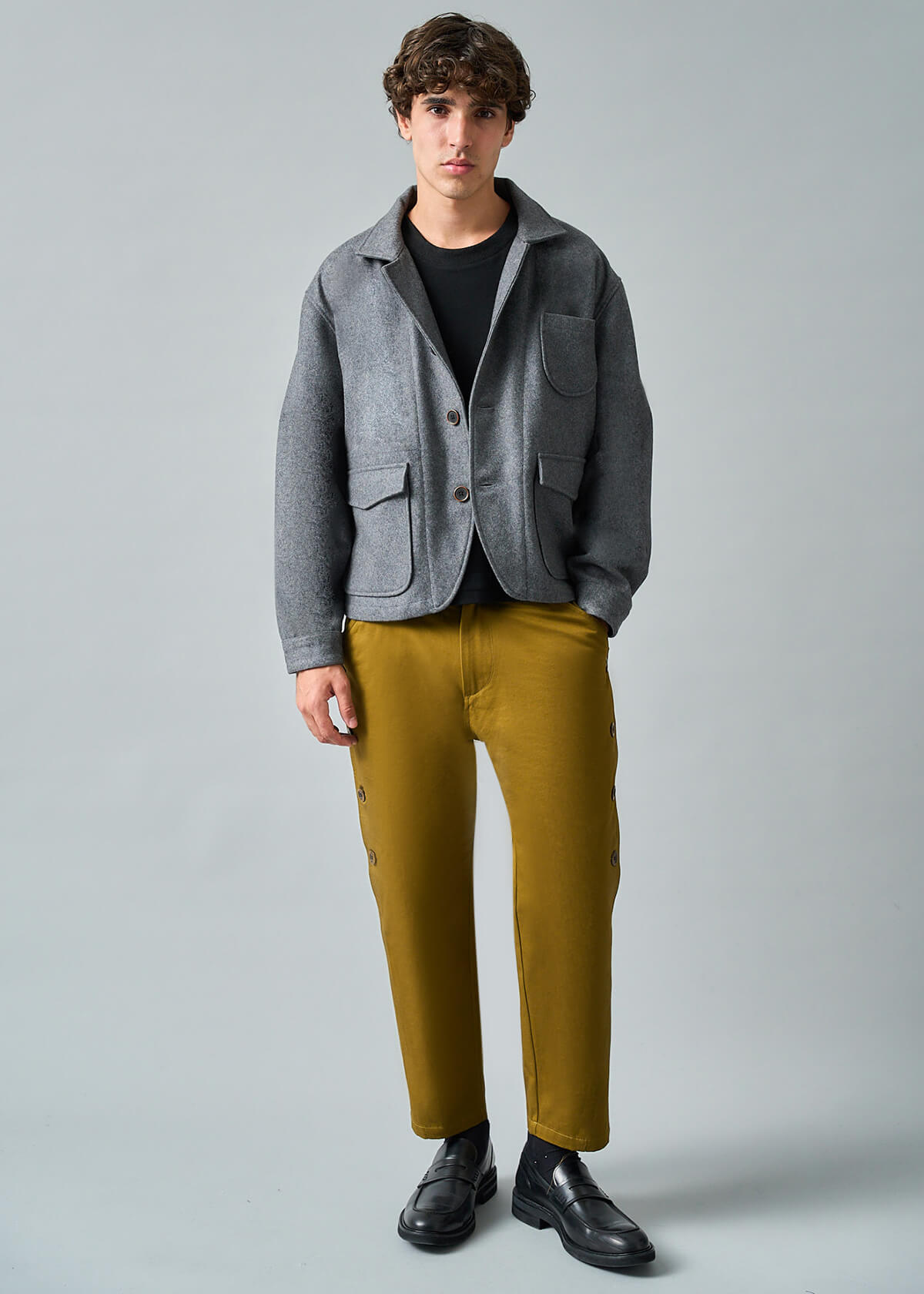 Heather Grey Operator Jacket