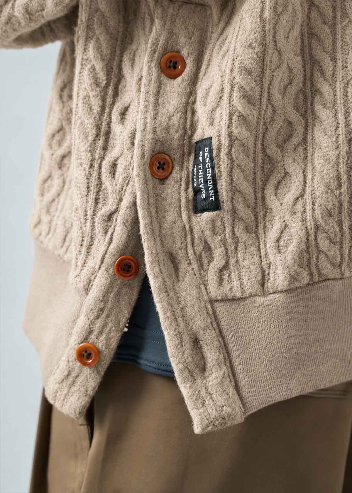 Aviator Cable Knit Dune