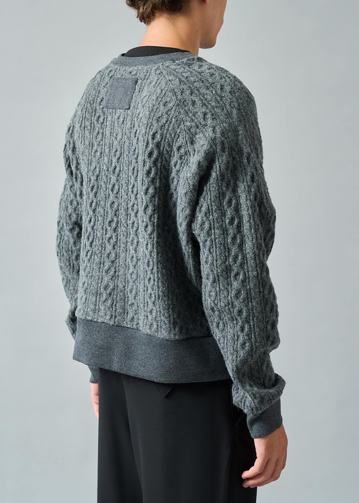 Aviator Cable Knit Charcoal