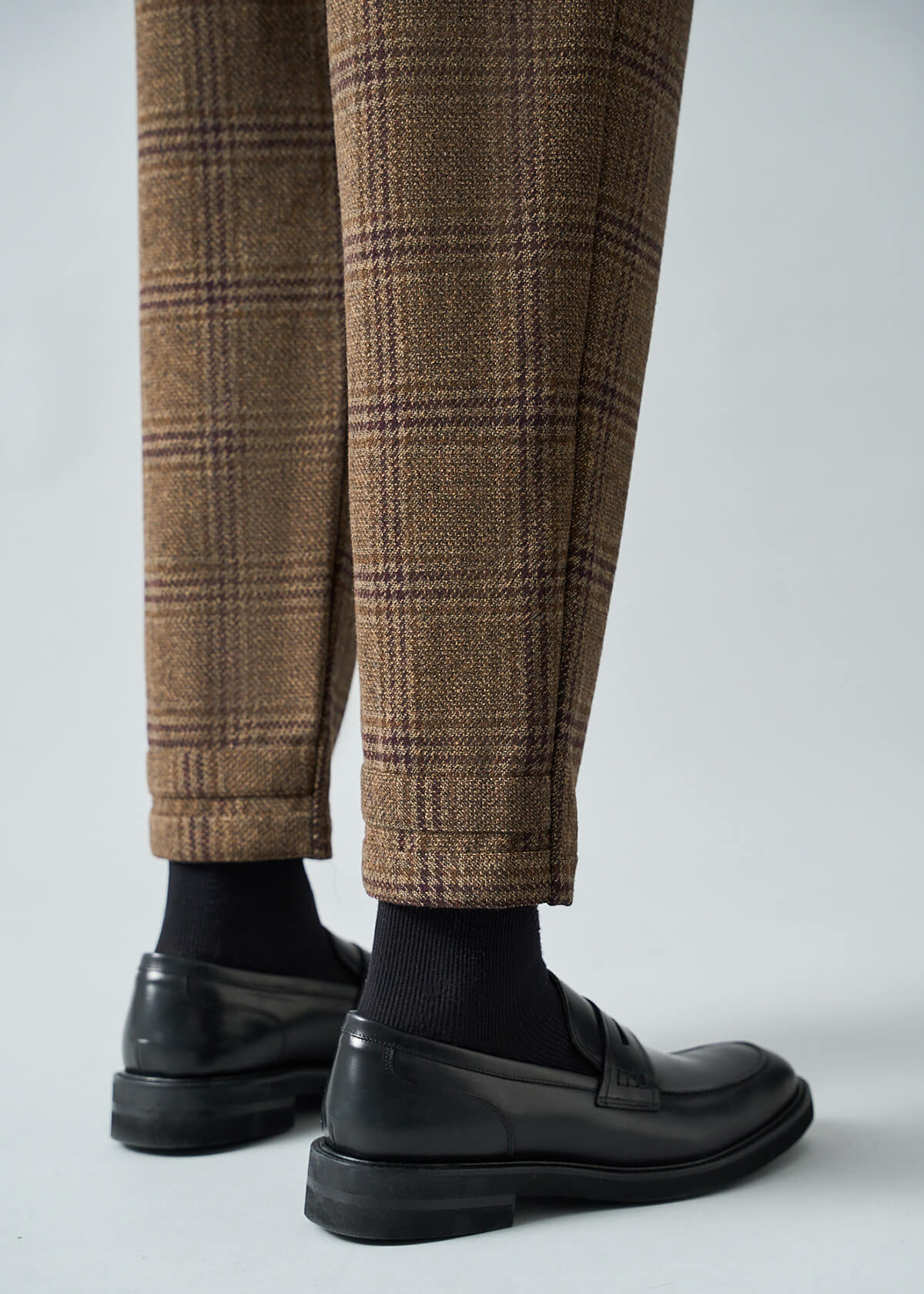 Wool Blend Plaid: Boxer Fit