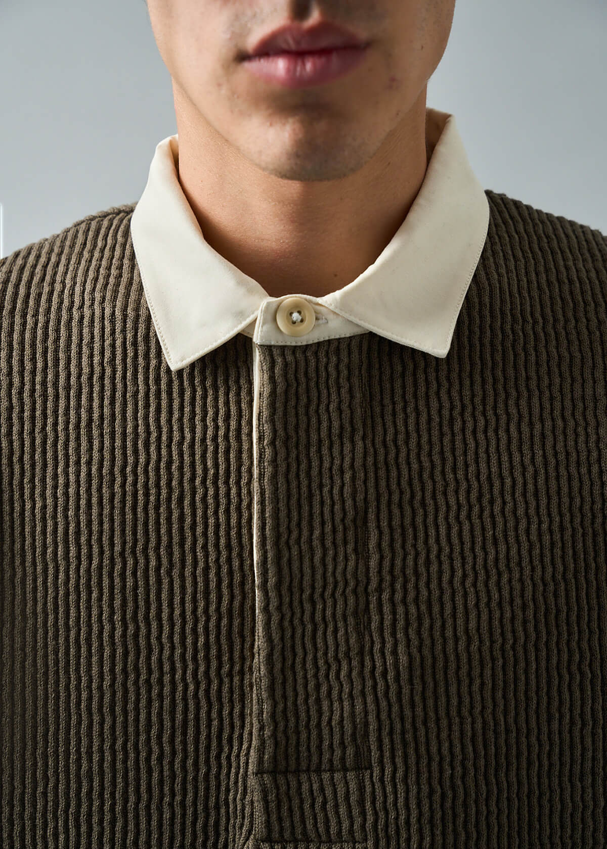 Rugby Olive Knit