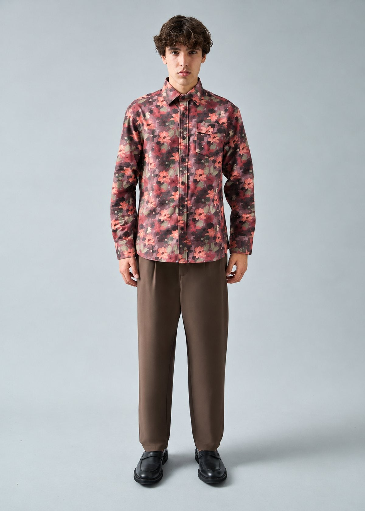 Botanic Camo Burgundy