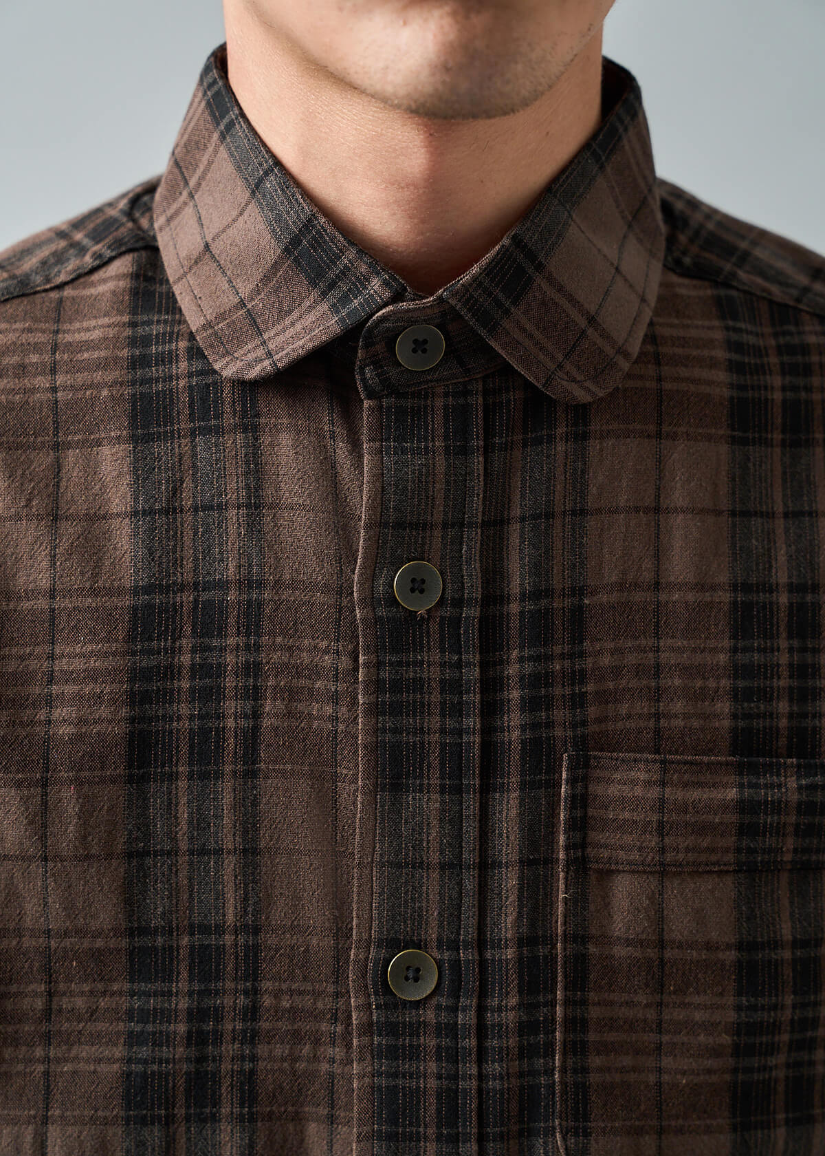 Black Kaffee Plaid Shirt