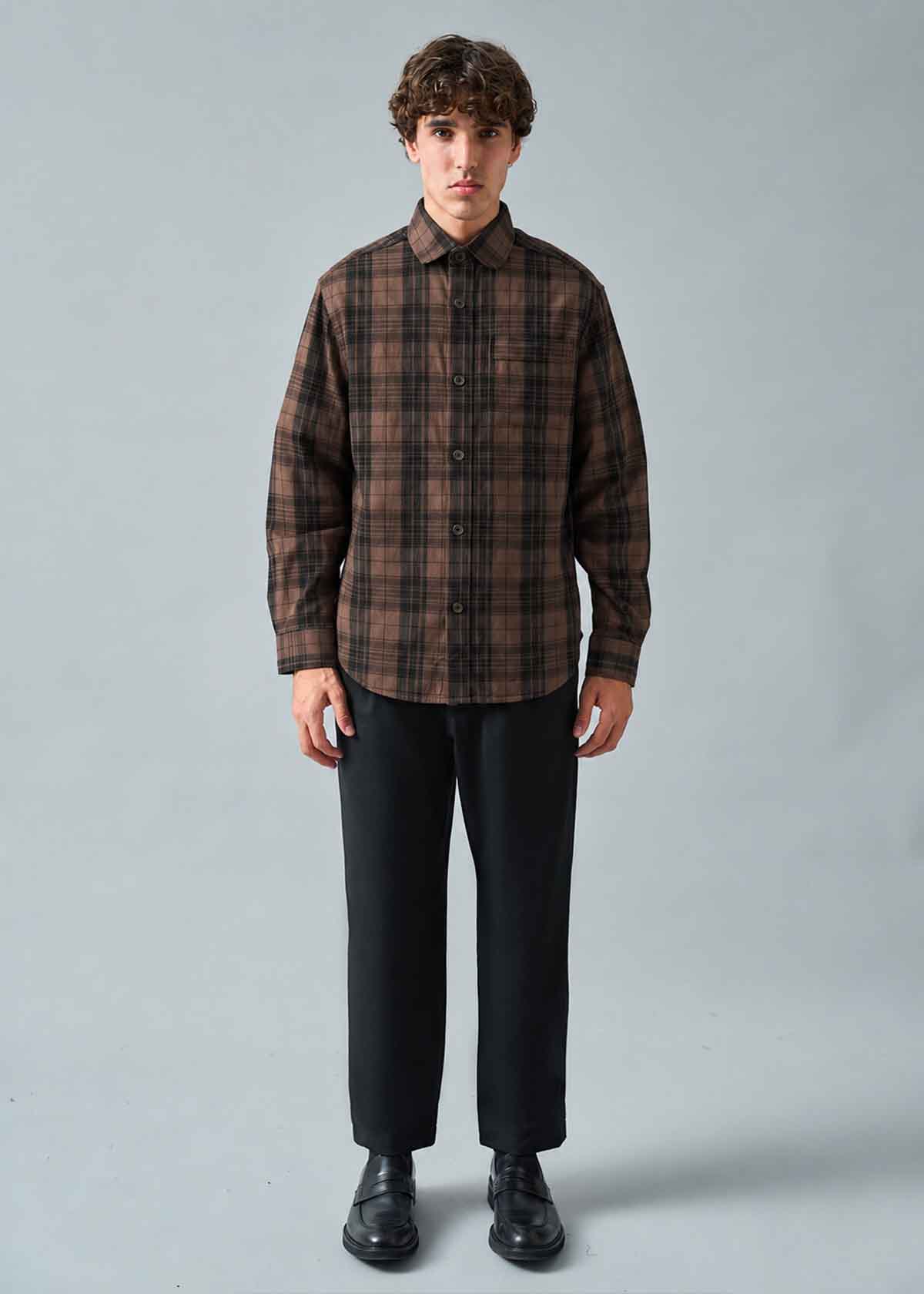 Black Kaffee Plaid Shirt