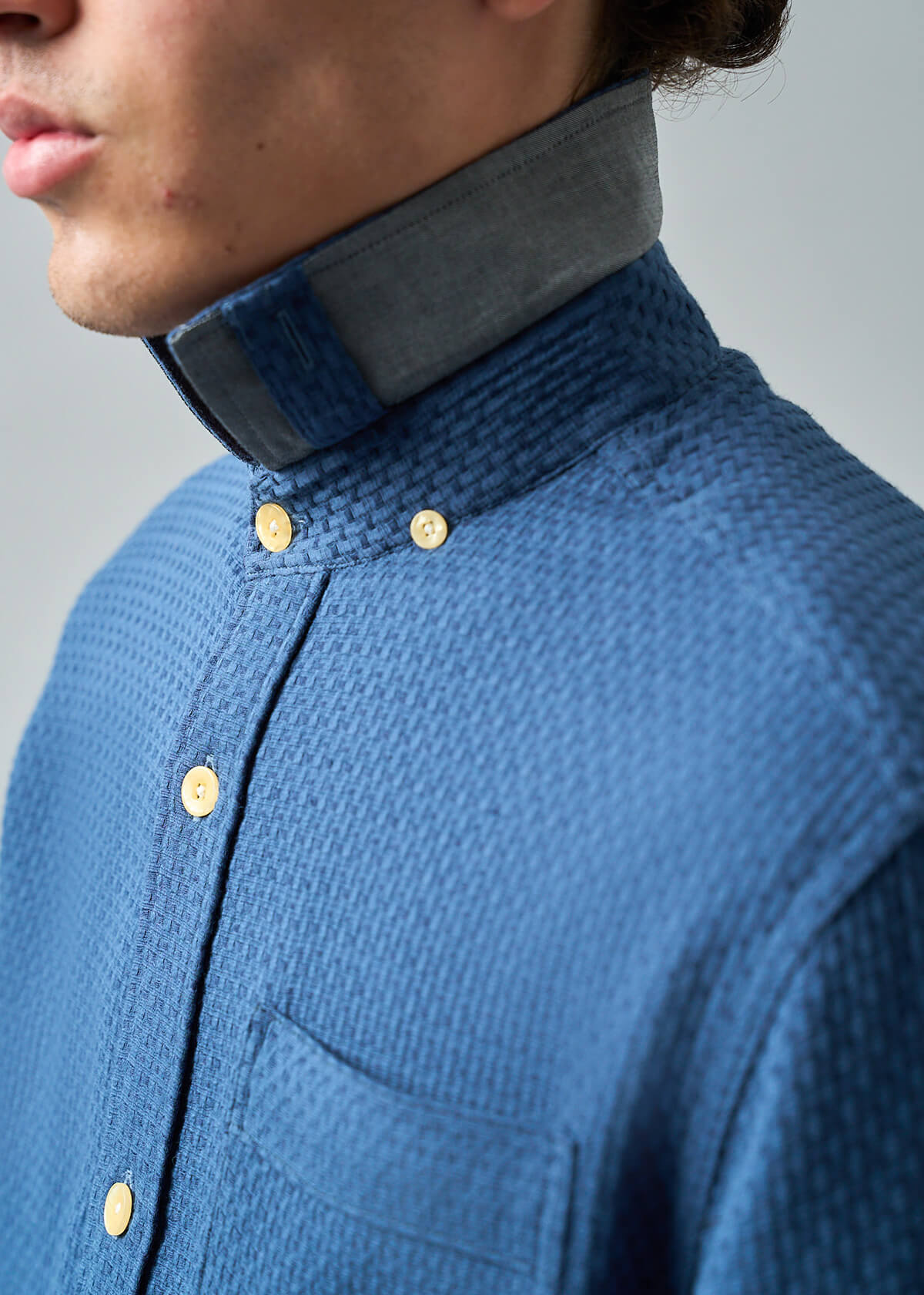 Inter-Weave Navy Shirt