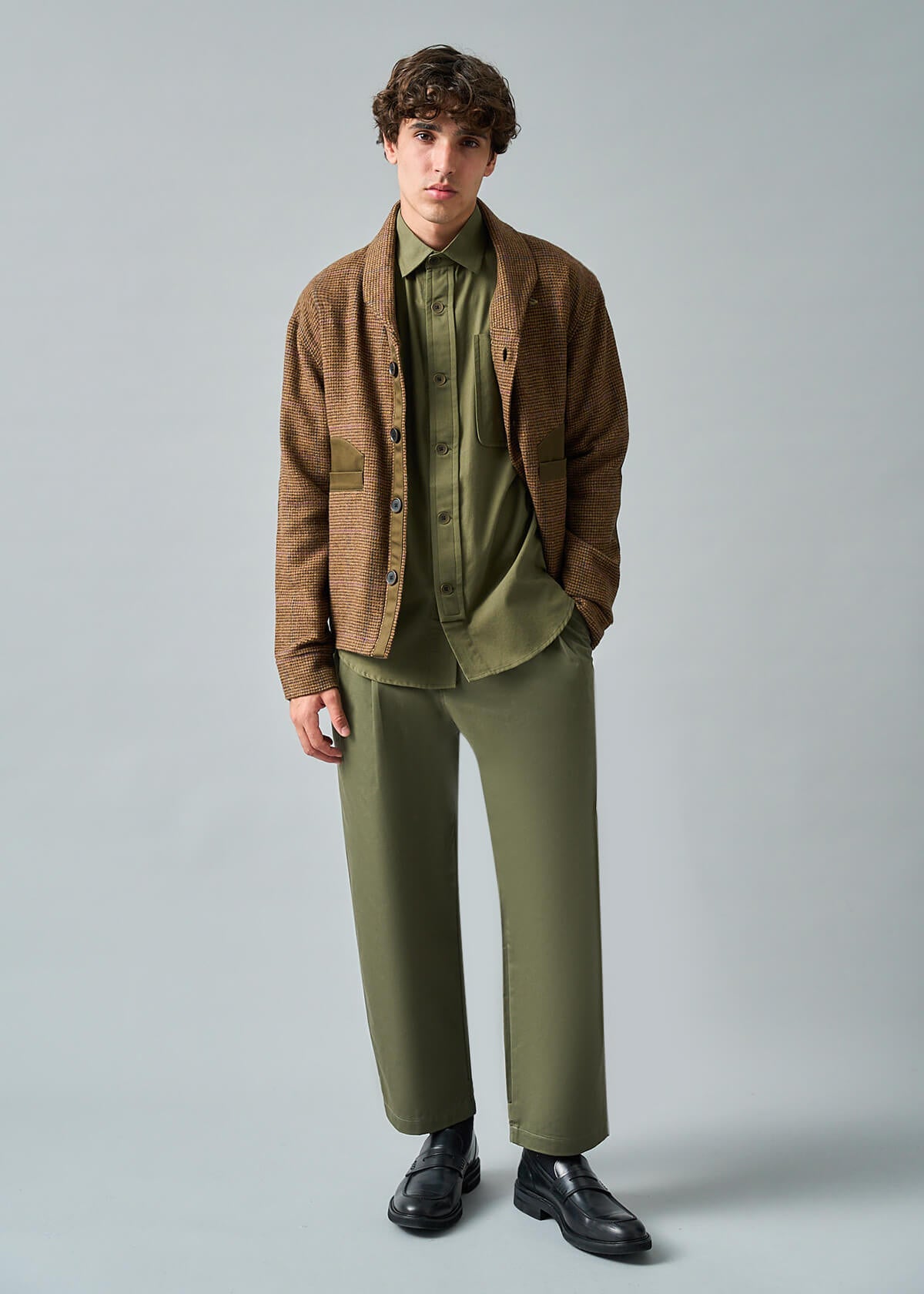 Soft Canvas Olive Shirt