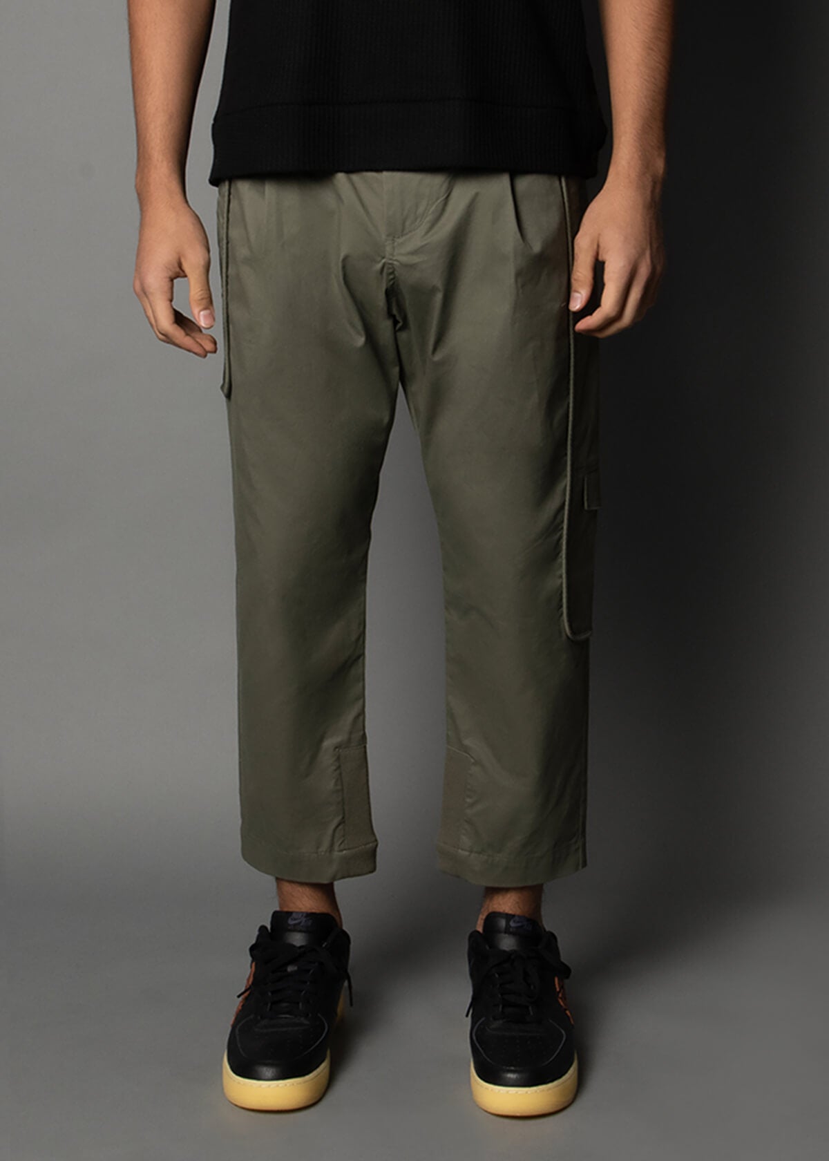 green cargo style mens pants