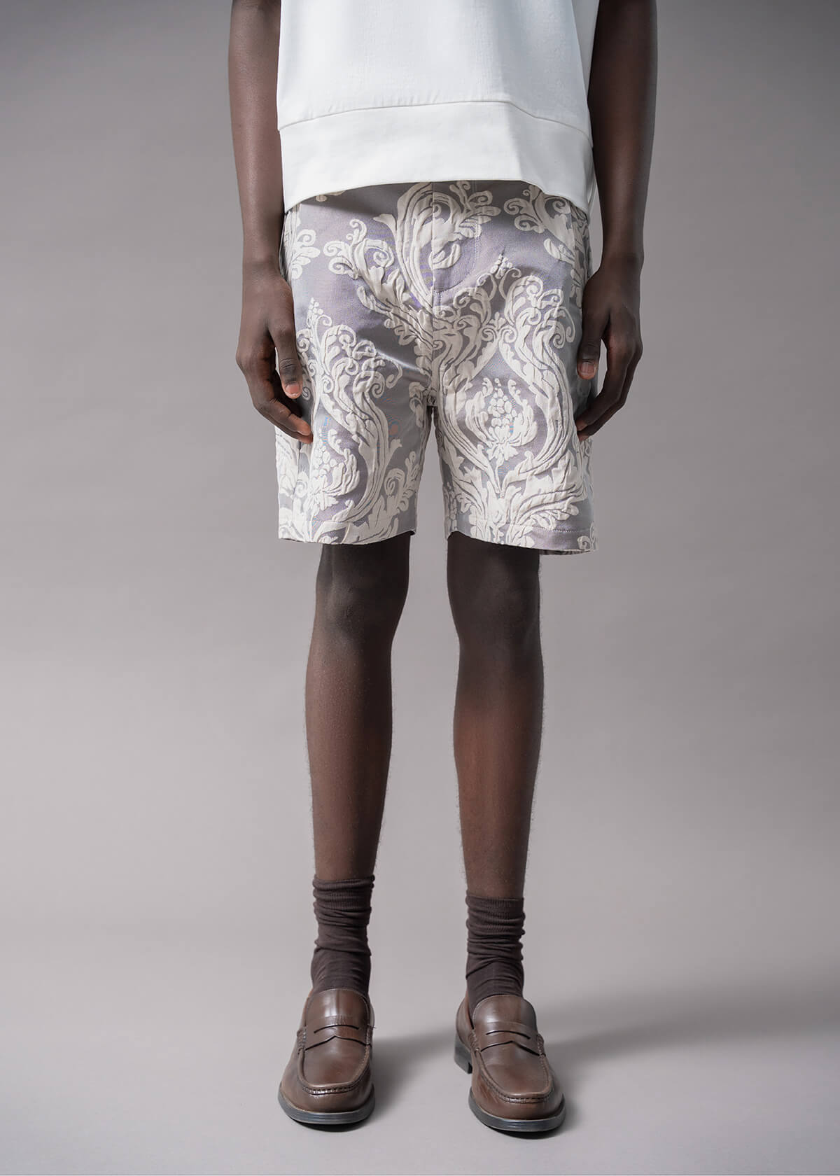 Hand Loom Jacquard Short