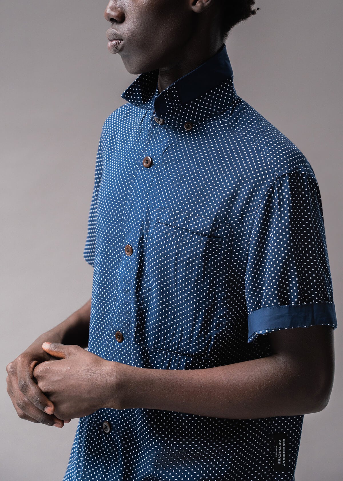 Silk Blend Polka Dot
