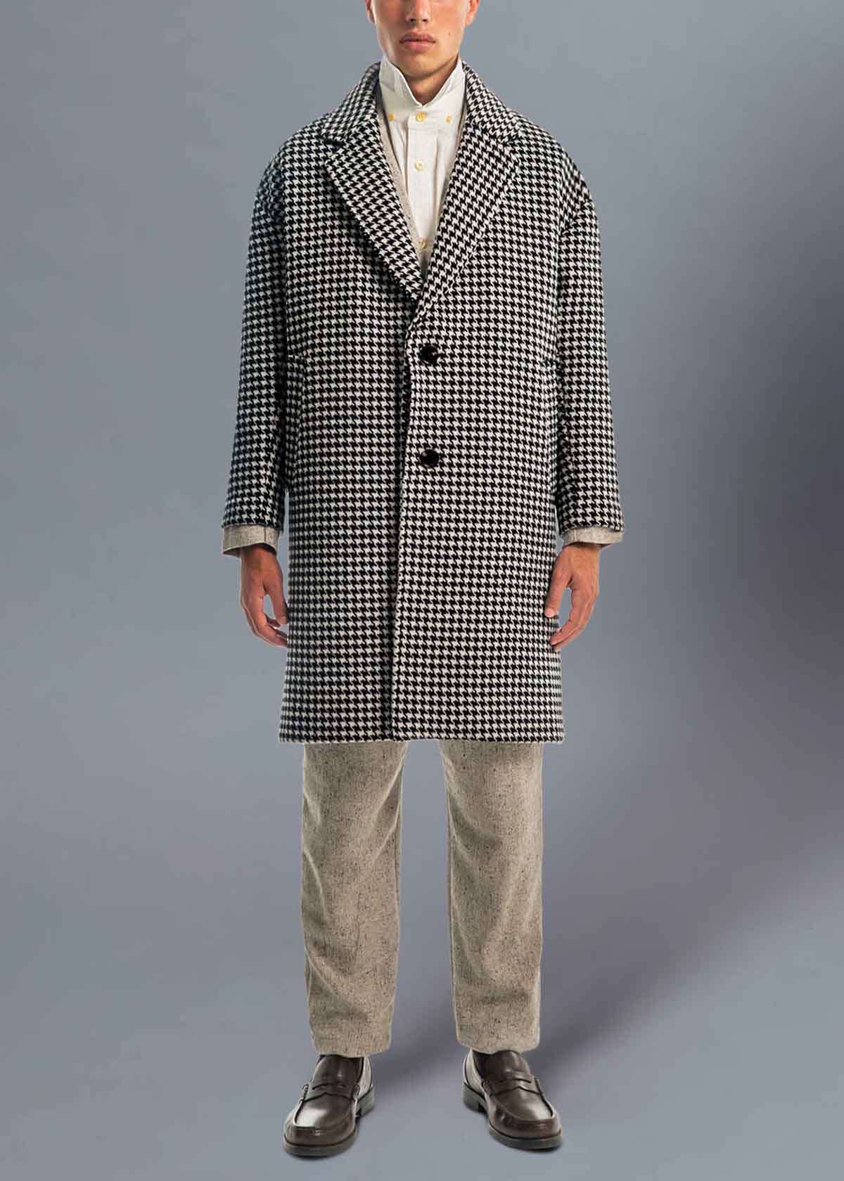 Descendant of Thieves  New York Small Batch Menswear Houndstooth Coat