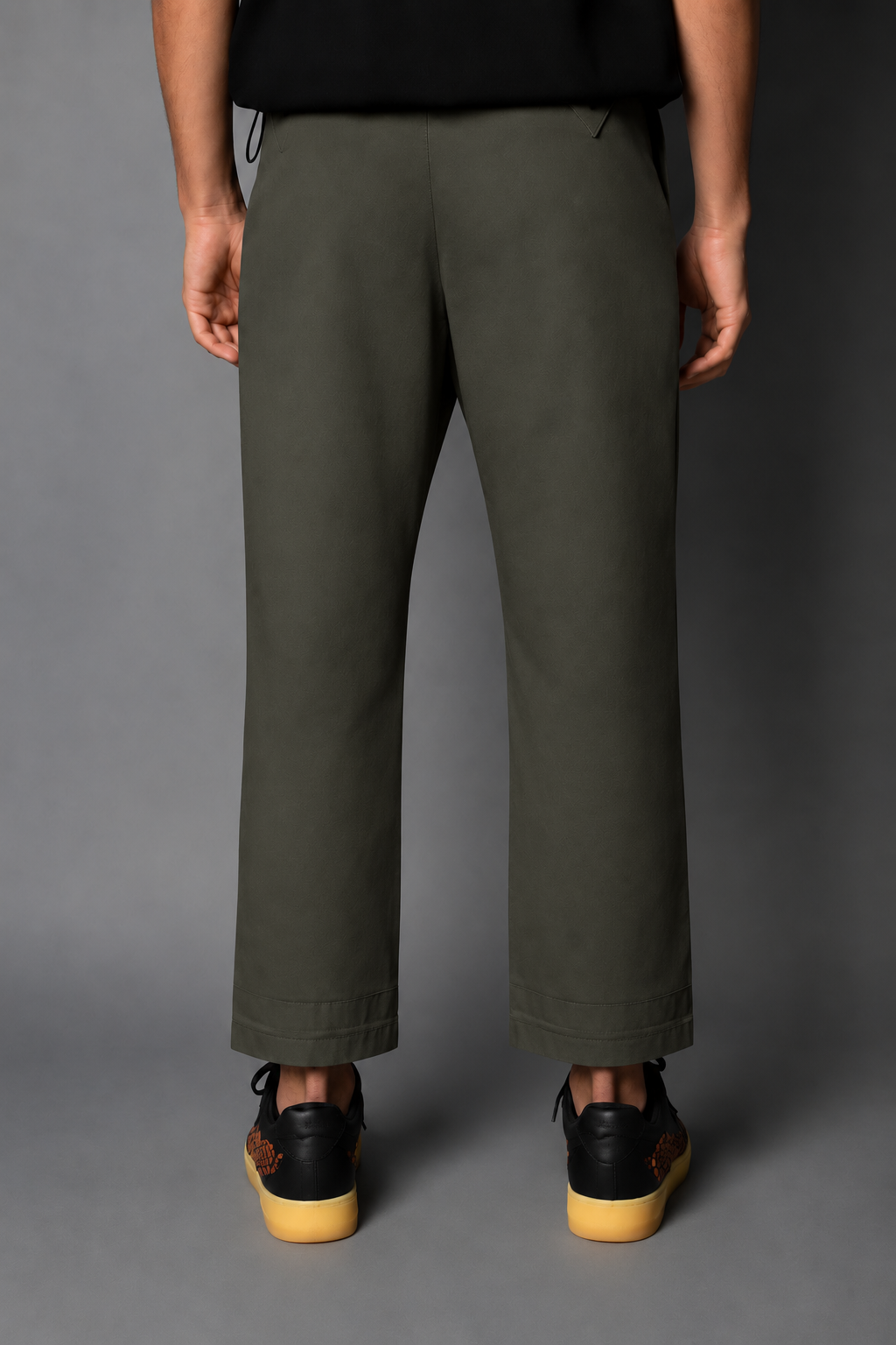 Olive Twill: Boxer Fit