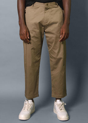 LAX FIT: BROWN TWILL