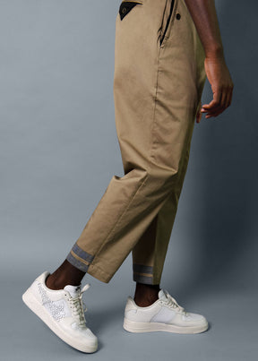 LAX FIT: BROWN TWILL